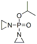 비스(1-아지리디닐)포스핀산이소프로필에스테르 구조식 이미지