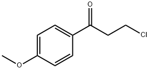 3-Chloro-1-(4-methoxyphenyl)propan-1-one 구조식 이미지