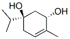 4-Cyclohexene-1,3-diol,4-methyl-1-(1-methylethyl)-,(1R,3S)-(9CI) Structure