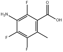 Benzoic acid, 3-amino-2,4,5-trifluoro-6-methyl- (9CI) Structure