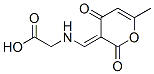 Glycine, N-[(6-methyl-2,4-dioxo-2H-pyran-3(4H)-ylidene)methyl]- (9CI) Structure