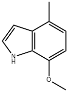 1H-Indole, 7-Methoxy-4-Methyl- Structure