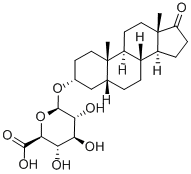 3ALPHA-HYDROXY-5BETA-ANDROSTAN-17-ONE 3-GLUCURONIDE Structure