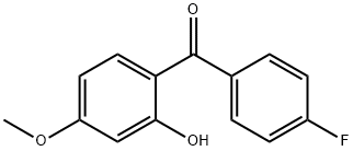 4-FLUORO-2'-HYDROXY-4'-METHOXYBENZOPHENONE Structure