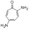 2,5-Diamino-2,4,6-cycloheptatrien-1-one Structure