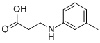 3-[(3-methylphenyl)amino]propanoic acid Structure