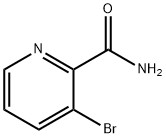 3-브로모-피리딘-2-카르복실산아미드 구조식 이미지