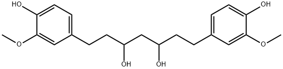(3S,5S)-1,7-BIS(4-HYDROXY-3-METHOXYPHENYL)HEPTANE-3,5-DIOL Structure