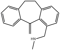 10,11-Dihydro-N-methyl-5-methylene-5H-dibenzo[a,d]cycloheptene-4-methanamine Structure