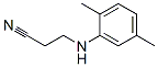 3-[(2,5-DIMETHYLPHENYL)AMINO]PROPANENITRILE Structure