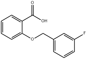 2-[(3-fluorobenzyl)oxy]benzoic acid Structure