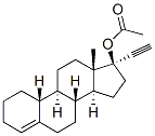 19-Norpregn-4-en-20-yn-17-ol, acetate, (17alpha)- Structure