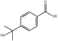 p-(1-하이드록시-1-메틸에틸)벤조산 구조식 이미지