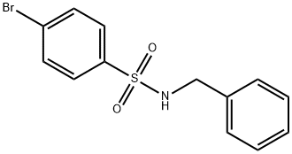 N-бензил-4-bromobenzenesulfonamide структурированное изображение