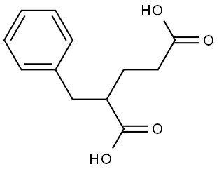 2-Benzyl-pentanedioic acid Structure