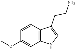 3-(2-Aminoethyl)-6-methoxyindole 구조식 이미지