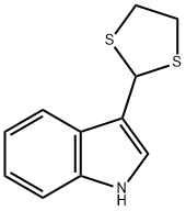 3-(1,3-Dithiolan-2-yl)-1H-indole 구조식 이미지