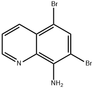 5,7-Dibromoquinolin-8-amine Structure