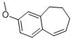 3-METHOXY-6,7-DIHYDRO-5H-BENZOCYCLOHEPTENE Structure
