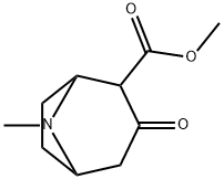 2-CARBOMETHOXY-3-TROPINONE Structure