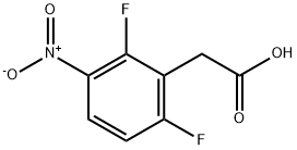 2-(2,6-DIFLUORO-3-NITROPHENYL)ACETIC ACID Structure