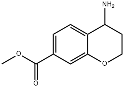 2H-1-Benzopyran-7-carboxylicacid,4-amino-3,4-dihydro-,methylester(9CI) Structure