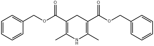 bis(benzyl) 1,4-dihydro-2,6-dimethylpyridine-3,5-dicarboxylate Structure