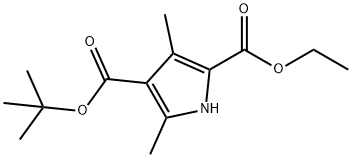 3,5-DIMETHYL-1H-PYRROLE-2,4-DICARBOXYLIC ACID 4-TERT-BUTYL ESTER 2-ETHYL ESTER
 구조식 이미지