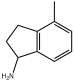 1H-Inden-1-amine,2,3-dihydro-4-methyl-(9CI) 구조식 이미지