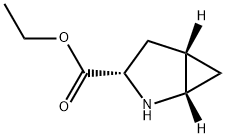 2-Azabicyclo[3.1.0]hexane-3-carboxylicacid,ethylester,(1S,3S,5S)-(9CI) 구조식 이미지