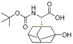 Boc-3-Hydroxy-1-adamantyl-D-glycine Structure