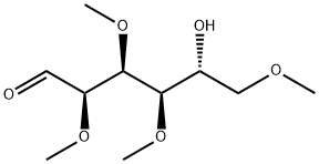 2-O,3-O,4-O,6-O-Tetramethyl-D-glucose Structure