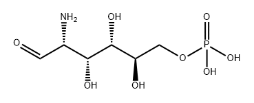 D-GLUCOSAMINE 6-PHOSPHATE Structure