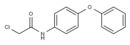 2-CHLORO-N-(4-PHENOXYPHENYL)ACETAMIDE 구조식 이미지