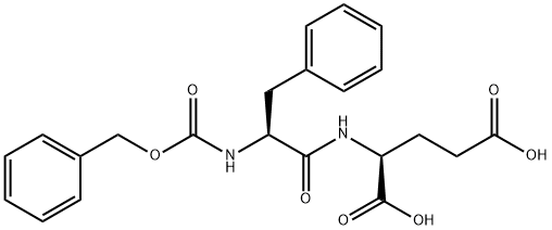 N-[N-[(phenylmethoxy)carbonyl]-L-phenylalanyl]-L-glutamic acid Structure