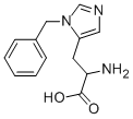 2-AMINO-3-(3-BENZYL-3H-IMIDAZOL-4-YL)-PROPIONIC ACID 구조식 이미지