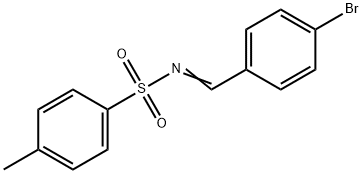 N-[(4-브로모페닐)메틸렌]-4-메틸벤젠술폰아미드 구조식 이미지