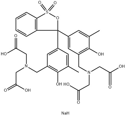 Xylenol orange tetrasodium salt Structure