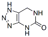 5H-1,2,3-Triazolo[4,5-d]pyrimidin-5-one, 1,4,6,7-tetrahydro- (9CI) Structure