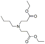 에틸3-(부틸-(2-에톡시카르보닐에틸)아미노)프로파노에이트 구조식 이미지