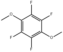 1,4-DIMETHOXYTETRAFLUOROBENZENE Structure