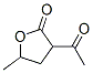 3-acetyldihydro-5-methylfuran-2(3H)-one 구조식 이미지