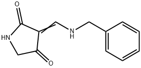 2,4-Pyrrolidinedione, 3-[[(phenylmethyl)amino]methylene]- (9CI) Structure