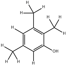 2,3,5-트리메틸페놀-D11 구조식 이미지