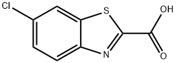 2-Benzothiazolecarboxylicacid,6-chloro-(6CI,7CI,8CI) 구조식 이미지