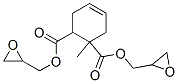 비스(옥시라닐메틸)메틸시클로헥스-4-엔-1,2-디카르복실레이트 구조식 이미지