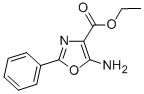에틸5-아미노-2-페닐옥사졸-4-카르복실레이트 구조식 이미지