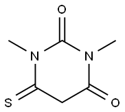 2,4(1H,3H)-Pyrimidinedione,  dihydro-1,3-dimethyl-6-thioxo- Structure