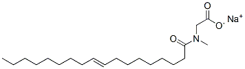 sodium N-methyl-N-(1-oxo-9-octadecenyl)aminoacetate Structure