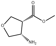 3-Furancarboxylicacid,4-aminotetrahydro-,methylester,(3R,4S)-(9CI) Structure